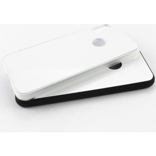 2D Sublimation Blank TPU+PC rubber Case for Huawei Y6 2019 Y7 2019 with Aluminum Inserts 10pcs/lot