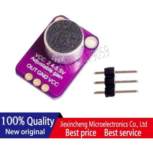 5PCS GY-MAX4466 MAX4466 electret microphone amplifier adjustable New original