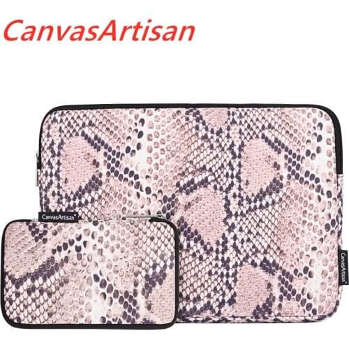 CanvasArtisan Brand Laptop Bag11,12,13,14,15,13.3,15.4,15.6, Serpentine Sleeve Case For Macbook Air Pro Notebook,Dropship V087