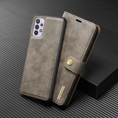 For Samsung Galaxy A32 4G 5G Case Luxury Leather Flip Wallet Cover Samsung A 32 Book Stand Detachable Magnetic 2 in 1 Case