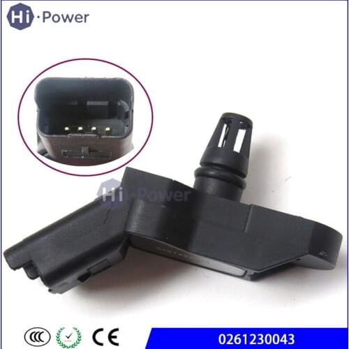 Manifold Absolute Pressure MAP Sensor For PEUGEOT 106 PARTNER 206 307 807 407 1007 207 0261230043 0261230043 1920AJ SEB950