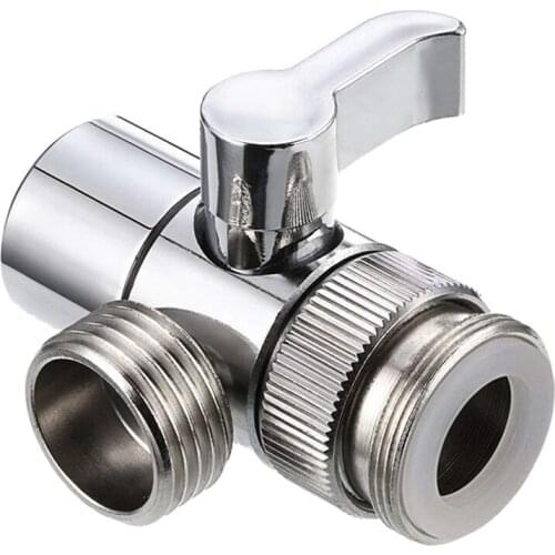 Faucet Valve Diverter Sink Valve Water Tap Faucet Splitter Adapter Home Bathroom Kitchen Diverter