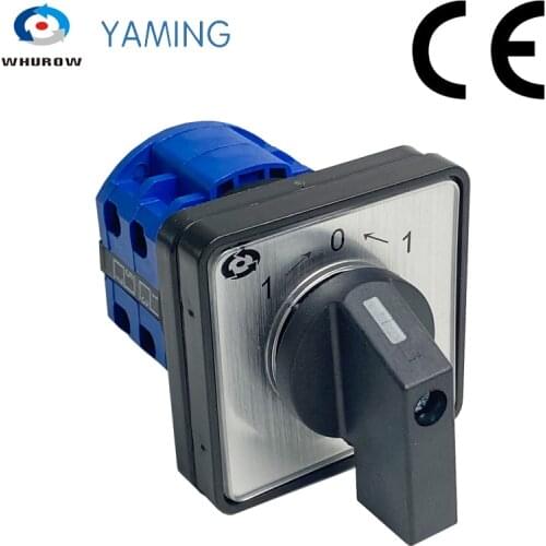 LW39B-16B202/2 Cam Switch Reset Momentary DIY Rotary Changeover Interruptor 8 Terminals 3 Positions Two Loads Silver Contact