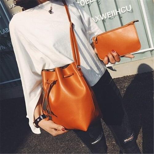 Fashion 2Pcs Bag Women Pattern High Quality Leather Crossbody Bag+Handbag Mother And Son Package 2021