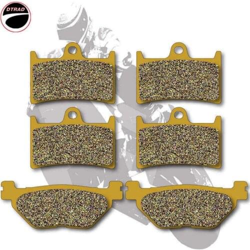 Motorcycle Brake Pads Front+Rear For YAMAHA TDM 900 02-10 FJR 1300 01-05 XV 1700 02-09 XV 1900 06-10