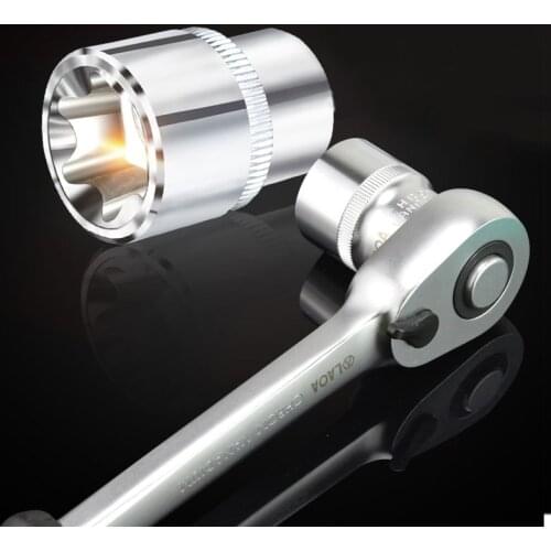 LAOA Metric 3/8 Hexagon Wrench Socket Set Socket Head Long and Short Socket Spanner Accessories 9-19mm