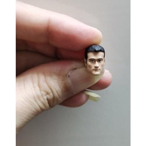 Painted 1/18 Scale Basketball Star Yao Ming Head Sculpt Fit 3.75" Figure