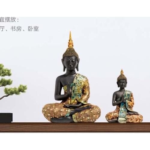 Wholesale Buddha figure # HOME family efficacious Protection Talisman # Southeast Asia Retro Buddhism FENG SHUI Buddha statue
