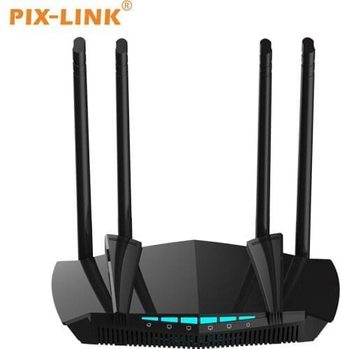 PIXLINK LV-AC22 1200Mbps Wireless Gigabit Router Wireless-AC Dual Band Smart Technology 4-Gigabit Ports