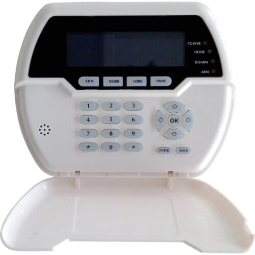 12v Dc Wired Keypad Only Compatible With FC-7688 TCP IP GSM Alarm System PSTN Alarm System With Wired Zone