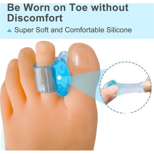 2pcs Toe Separator Insoles Ring Separation Hallux Valgus Correction Pad Foot Care Orthopedic Foot Toe Hallux Valgus Correct