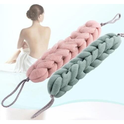 Multicolor Back Bath Sponge Soft Mesh Shower Sponge Shower Exfoliate Shoulder Scrubber Stretchable Flower Mesh Bath Brushes