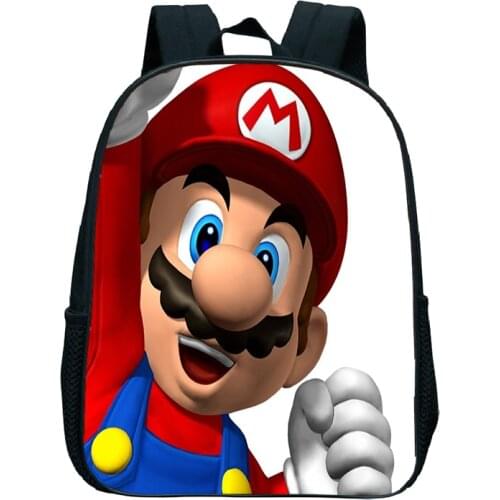 Super Mario Backpack Kids School Bag Kindergarten Bag Waterproof Backpack Daily Backpack Childrens Backpack Cartoon Backpack