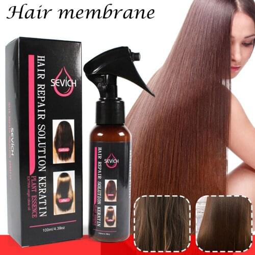Hair Protector Spray With Amino Acid Hair Frizz Control Shine Straight Silk Spray No Wash For Hair FRE-Drop