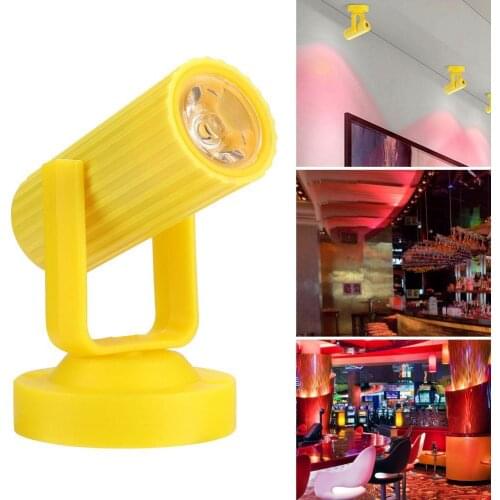 LED Ceiling Spots 1W AC 85-265V Spot Light Ceiling Spotlights Foldable Track Light Spotlight Indoor Small Stage Lamps Dropship