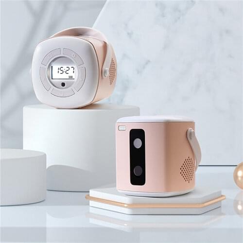 24Patterns LED Starry Sky Projection Lamp Kids Room Star Laser Light Bedside Digital Alarm Clock Remote Control Atmosphere Light