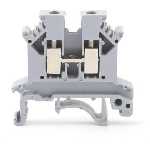 UK2.5B terminal block JUT1-2.5N terminal all copper voltage terminal block flame-retardant copper UK terminal block