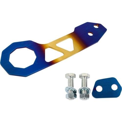 Universal Aluminum Alloy Car Modification Rear Bumper Trailer Hook Towing Tools Rear Tow Hook Kit