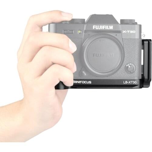 QR Vertical L Type Bracket Tripod Quick Release Plate Base Grip Handle For Fujifilm Fuji XT30 X-T30 Camera for Arca Swiss