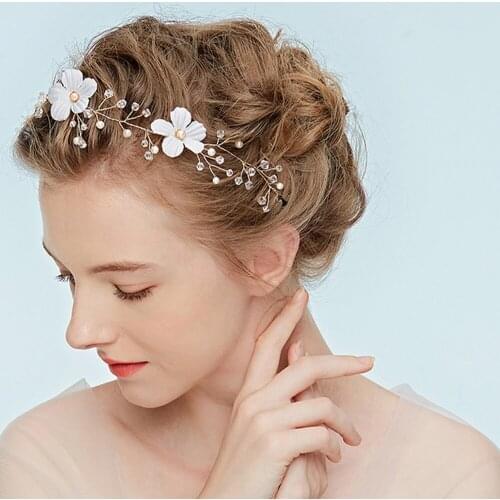 Wedding Artsy Headdress Garland Hair Band Flower Hair band Bridal Hair Accessories Decorative Flower Children Headwear for women