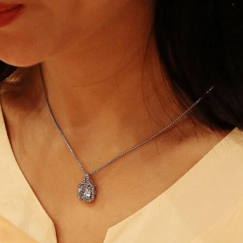 Women Necklace Fashion Jewelry Necklace Women Necklace In Bulk Womens Geometric Type Pendant Alloy Necklace Jewelry Ornaments