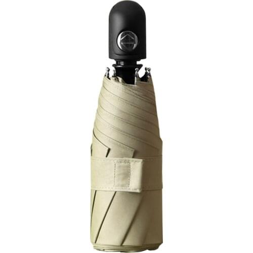 Umbrella Umbrellas Automatic Rain Gear Mini Sun Protection Pink Pocket For Student Girl Rainproof Anti-UV 8-bone