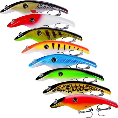 1pc Classic Minnow Fishing Lure Artificial Hard Bait 15cm 46.5g Fishing Wobblers Crankbait Plastic Fish carp bait fishing Tackle