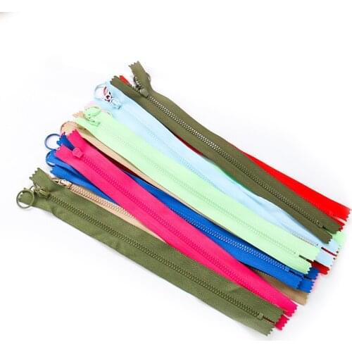 10 Pieces Zippers for Sewing Invisible Zipper Nylon Coil Color Reflective Zipper Tailor Hand Sewing Cloth Bag Accessories