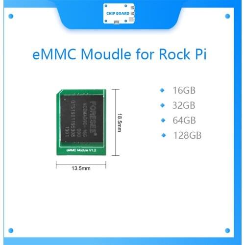 16GB / 32GB/ 64GB/ 128GB eMMC Moudle for Rock Pi