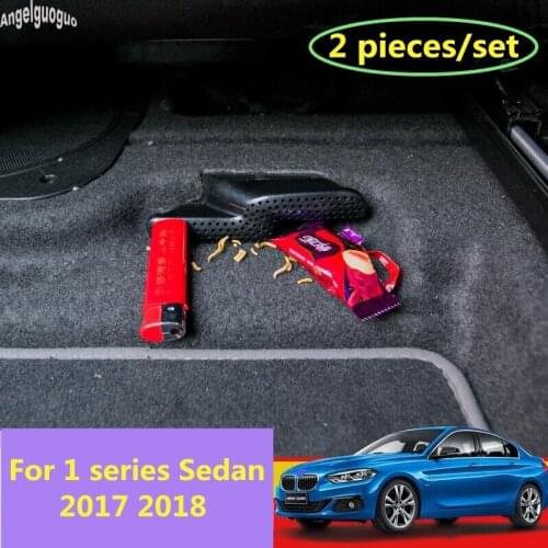 2 pcs For BMW 1 series Sedan 2017 18 Car Rear Seat Air Conditioning Decoration Air Outlet Vent Trim Strip Cover Car accessories