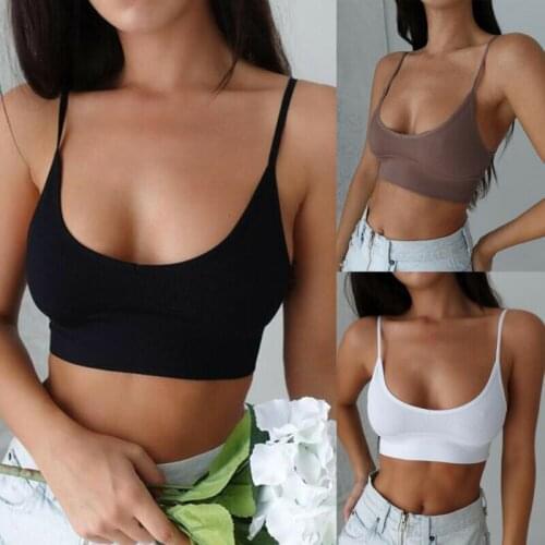 2020 Womens Tank Bustier Bra Vest Sport Yoga Crop Top Bralette Blouse Cami Shirt