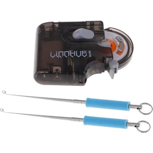 3x Electric Hook Tier Tie Knot Fishing Knot Tying Hook Remover Detacher Tool Fishing Line Winder Replacement Tackles
