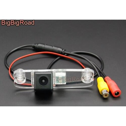 BigBigRoad Car Rear View Parking CCD Camera For Kia Sportage R 2011 Borrego Carens Opirus Sorento Night Vision Waterproof