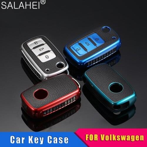 TPU Anti-lost Car Key Cover Case For Volkswagen VW POLO Tiguan Passat B5 B6 B7 Golf EOS Scirocco Jetta MK6 Octavia Accessories