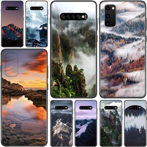 Mountain Peak Forest For Samsung Galaxy S21 S20 FE Ultra S10 S10E Lite 5G S9 S8 S7 S6 Edge Plus Phone Case