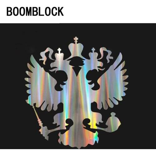 Russian Federation Eagle Emblem Car Stickers Decals For Subaru Volkswagen Polo Passat b6 b5 b7 Tiguan creta Hyundai solaris 2017