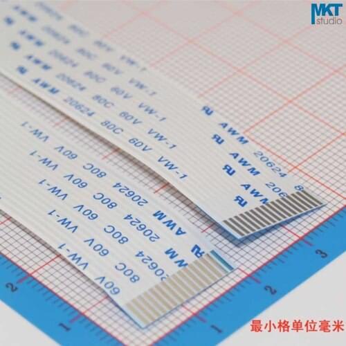 100Pcs 20cm Length A/B Type 16P 1.0mm Pitch FPC FFC Flexible Flat Cable Wire Same/Opposite Surface