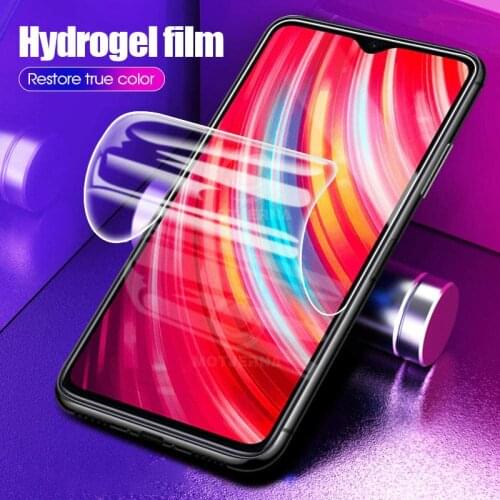 100D Protective Hydrogel Film For Xiaomi Redmi 4X 5 Plus 8T 8 Pro 7A Note 8 7 9S Pro Max Screen Protector Cover Not Glass