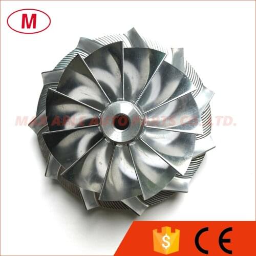 GTA4508R 742582-0001 79.81/108.04mm 11+0 blades Forward Turbo Billet compressor wheel/Aluminum 2618/Milling wheel for C*A*T