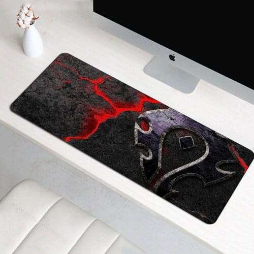 World Of Warcraft Gaming Mousepad Speed Locking Edge Natural Horde Alliance Mouse Pad Rubber Large Computer Desk Keyboard Mat