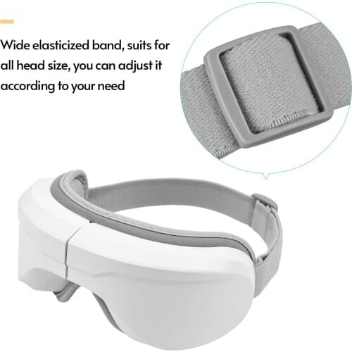 Eye Massager Eyes Therapy Massager with Heat Air Compressions Vibration 5 Modes Program Built-in Music for Relieve Eye