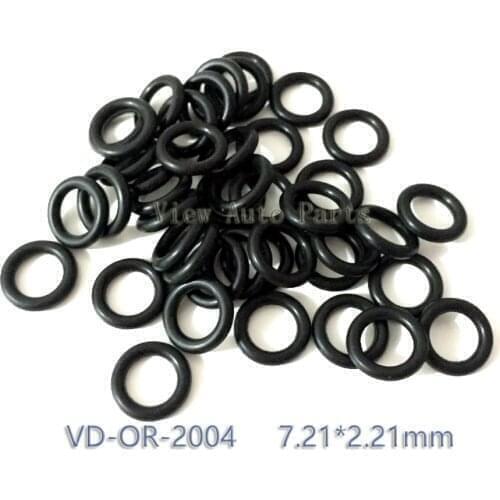 100 pcs For Honda Fuel Injector Rubber ORings Fuel Injector Repair Service Kits 7.21*2.21mm VD-OR-2004