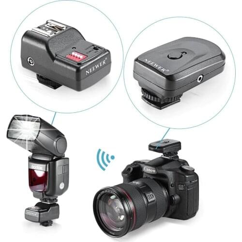 Neewer 16 Channel Wireless Remote Radio Trigger with PC Receiver for Canon/Nikon/Yongnuo Flash/Others with Universal Hot Shoe