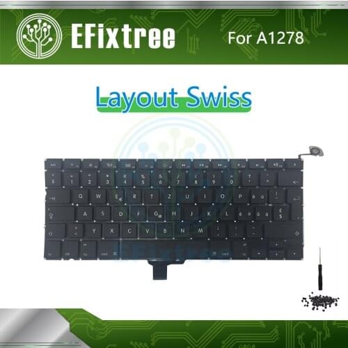 New Swiss For Macbook Pro 13'' A1278 Keyboard Screw Screwdriver Replacement Layout 2009 2010 2011 2012 EMC 2326 2351 2419 2555