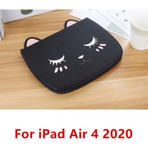New Cute Cartoon Cat Tablet Case for Ipad Air 4 2020 10.9 Case PU Leather for Apple IPad Air 4th Gen A2325 A2072 A2316 A2324