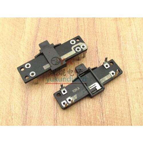 Total length 35MM handle height 4MM 10K A10K straight plug horizontal mono straight slide potentiometer
