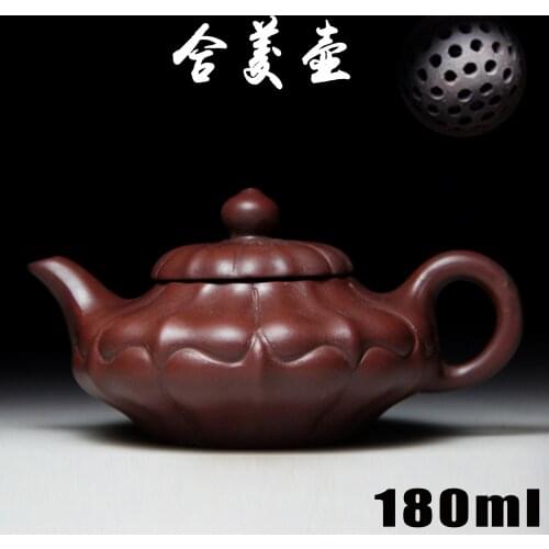 Authentic Chinese Handmade Kung Fu Teapot Yixing Purple Clay Pot Teapots 180ml Bouns 3 Cups Ceramic Set Zisha Porcelain Kettle
