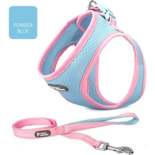 Reflective Cat and Dog Universal Chest Strap and Leash Set Lightweight and Breathable 360° surround protection Harness Set