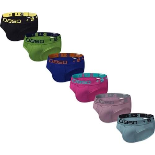 6 PCS/LOT 0850 Brand Men Underwear Men Briefs Cotton Hollow Sexy Briefs Jockstrap Comfortable Underpants U Convex Gay Bikini