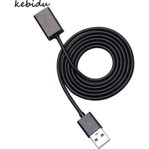Kebidu USB 2.0 A Male to Female Extension Cable Connector Adapter Data Extender Charge Extra Cable For PC Laptop Computer Newest